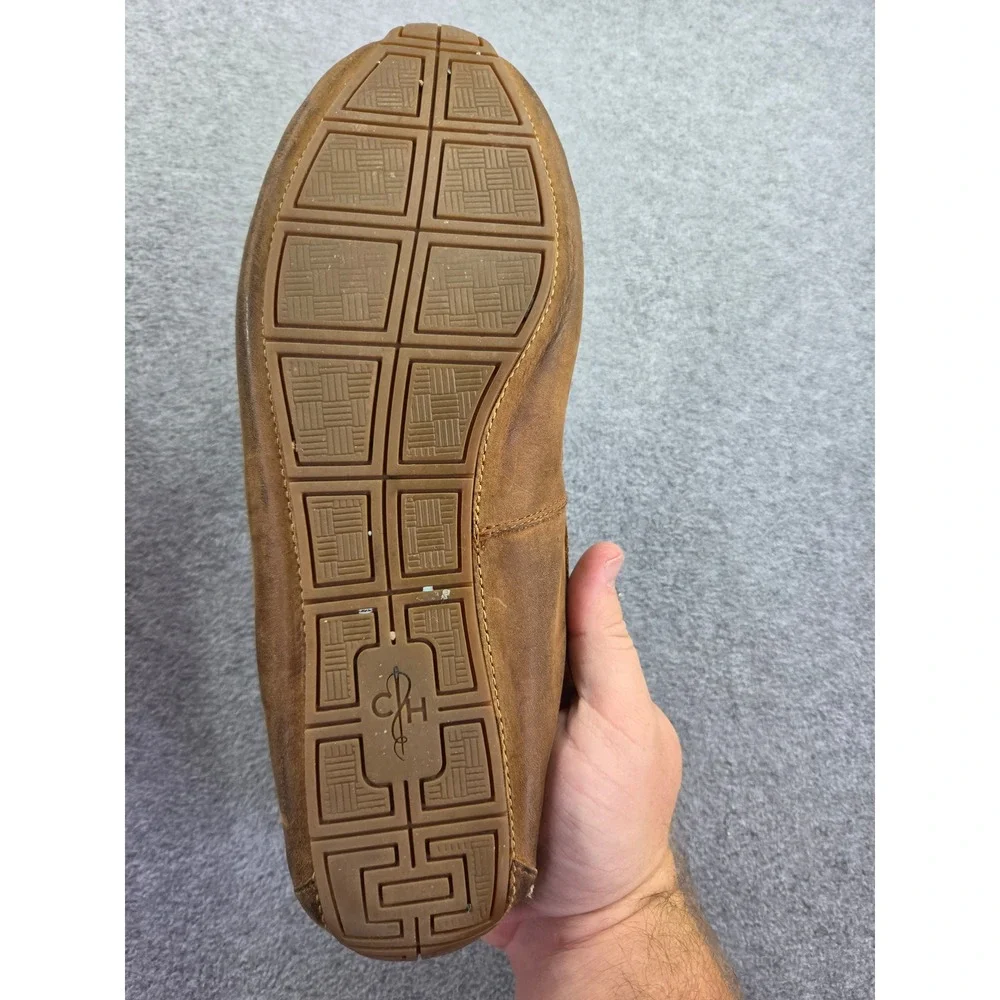 Cole Haan Brown Leather Driving Moccasins Loafers Men's Slip On Shoes